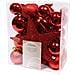 Sfere di Natale Assortite Piu Puntale Colore Rosso - Foto miniatura 1