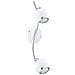 Lampada A 2 Faretti In Acciaio L. 36,5 Cm, 2x3w Led Gu10 Inclusi Bianco - Foto miniatura 1