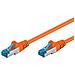 ICOC LS6A-005-OR - Cavo di rete Patch in rame Cat. 6A Arancione SFTP LSZH 0,5m - Foto miniatura 1