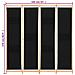 Divisorio A 4 Pannelli Nero 160x170x4 Cm In Tessuto - Foto miniatura 7