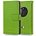 Custodia Compatibile Con Nokia Lumia 1020 In Verde Erbe - Coperchio Protettiva Con Chiusura Magnetica, Funzione Stand E Tasca Per Le Carte - Foto miniatura 4