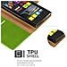 Custodia Compatibile Con Nokia Lumia 1020 In Verde Erbe - Coperchio Protettiva Con Chiusura Magnetica, Funzione Stand E Tasca Per Le Carte - Foto miniatura 7