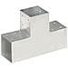 Connettore Per Pali A Forma Di T In Metallo Zincato 101x101 Mm - Foto miniatura 1