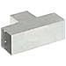 Connettore Per Pali A Forma Di T In Metallo Zincato 101x101 Mm - Foto miniatura 4