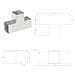 Connettore Per Pali A Forma Di T In Metallo Zincato 101x101 Mm - Foto miniatura 7