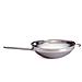 Wok Acciaio Inossidabile Diametro 32 cm Capacità 5,5 lt Colore Argento - Foto miniatura 1