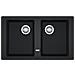 Lavello BFG620NB 2 Vasche Dimensioni 86 x 50 cm Colore Nero Serie Boston - Foto miniatura 4