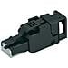 J00026A3000 RJ-45 Nero cavo di collegamento - Foto miniatura 1