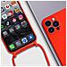 Cover Semirigida Per Iphone 13 Pro Max Cordino Nylon Intrecciato 80 Cm Rossa - Foto miniatura 3