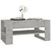 Tavolino Salotto Grigio Cemento 102x55x45 Cm Legno Multistrato - Foto miniatura 5