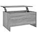 Tavolino Salotto Grigio Sonoma 80x55,5x41,5cm Legno Multistrato - Foto miniatura 1