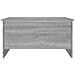 Tavolino Salotto Grigio Sonoma 80x55,5x41,5cm Legno Multistrato - Foto miniatura 3