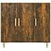 Credenza Rovere Fumo 90x34x80 Cm In Legno Multistrato - Foto miniatura 3
