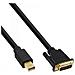 Cavo Mini Displayport M A Dvi-d 24+1 M, 2m, Fullhd, Dorato, Nero - Foto miniatura 1