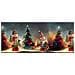 Tappeto Natale Passatoia Cucina Antiscivolo Sottolavello Digitale Pupazzo Albero 50x180 Pupazzo Albero - Foto miniatura 1