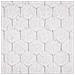 Set Di 2 Cuscini Purslane Finta Pelliccia 43 X 43 Cm Bianco Trama Geometrica - Foto miniatura 3