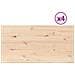 Piani Tavolo 4 Pz 100x50x1,7cm Rettangolare Legno Massello Pino - Foto miniatura 2