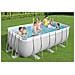 Piscina Power Steel Frame Rettangolare 412x201x122 Cm Bestway 56456 - Foto miniatura 6