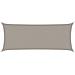 Vela Parasole 160 G /m Rettangolare Grigio Chiaro 2x5 M In Hdpe - Foto miniatura 1