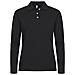 Stretch Premium Polo L /s Women Nero Xs - Foto miniatura 1