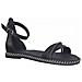 Black Casual Low Heels Sandali Pelle Scarpe Donna Nero Eu 36, 28112 001 - Foto miniatura 2