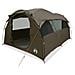 Tenda Familiare a Tunnel per 6 Persone Marrone Impermeabile - Foto miniatura 1