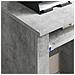 Scrivania in cemento grigio Grigio cemento Truciolare Media Ruote - Foto miniatura 3