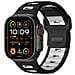 Elegante Cinturino In Silicone Per Apple Watch Serie 1-10 Black&white - Foto miniatura 1