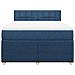 Giroletto a Molle con Materasso Blu 140x190 cm in Tessuto - Foto miniatura 4