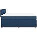 Giroletto a Molle con Materasso Blu 140x190 cm in Tessuto - Foto miniatura 5