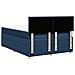 Giroletto a Molle con Materasso Blu 140x190 cm in Tessuto - Foto miniatura 6