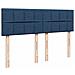 Giroletto a Molle con Materasso Blu 140x190 cm in Tessuto - Foto miniatura 7