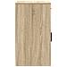 Mobile Sideboard Rovere Sonoma 40x41x75 cm in Legno Ingegnerizzato - Foto miniatura 8