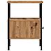 Comodini 2pz Rovere Artigianale 34x36x50cm in Legno Multistrato - Foto miniatura 7