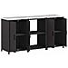 Set di Stoccaggio per Cucina 3 pcs Nero 180 x 50 x 92 cm - Foto miniatura 7