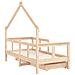 Giroletto Bambini con Cassetti 70x140 cm Legno Massello di Pino - Foto miniatura 7