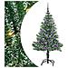 Albero di Natale Artificiale Imbiancato con Luci LED 150 cm - Foto miniatura 1