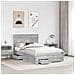 Struttura del letto con testiera Grigio Sonoma 120 x 190 cm - Foto miniatura 3