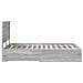 Struttura del letto con testiera Grigio Sonoma 120 x 190 cm - Foto miniatura 9