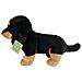 Peluche Cane Bassotto 23 Cm Edizione Eco-friendly Ultra Morbido, Noir / Marron - Foto miniatura 3