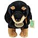 Peluche Cane Bassotto 23 Cm Edizione Eco-friendly Ultra Morbido, Noir / Marron - Foto miniatura 4