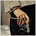 Cuff tracolla Fotocamera Corda Cenere - Foto miniatura 6