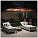 Parasol da Giardino con Luci LED 200 x 300 cm Poliestere - Foto miniatura 3