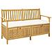 Panchina con contenitore con cuscino con porta 148 x 63 x 84 cm - Foto miniatura 1