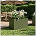 Vaso da giardino Verde Oliva 60 x 40 x 40 cm - Foto miniatura 2
