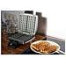 1445 Macchina Per Waffle Quadrata Potenza 930 Watt Colore Silver - Foto miniatura 5