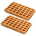 1445 Macchina Per Waffle Quadrata Potenza 930 Watt Colore Silver - Foto miniatura 3