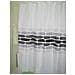 Tenda Doccia in Poliestere impermeabile 240X200 SASSI GRIGI con ganci - Foto miniatura 2