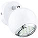 Faretto Singolo In Acciaio Ø7 Cm, 1x3w Led Gu10 Incluso Bianco - Foto miniatura 1