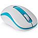 Mouse Wireless M10 Plus 1000 DPI Colore Bianco / Blu - Foto miniatura 4